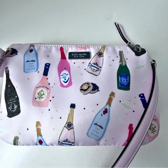 New kate spade New York Dawn Champagne Pink Crossbody Bag Purse - Picture 4 of 13